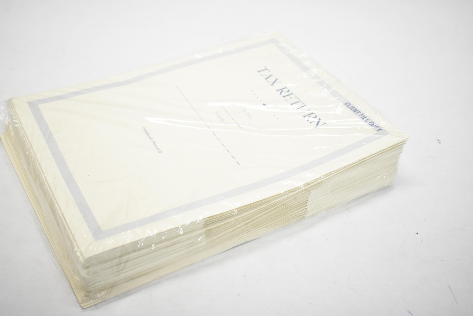 Tax Return Client File Copy Covers Professionally Prepared Forms Pack 125 Sheets