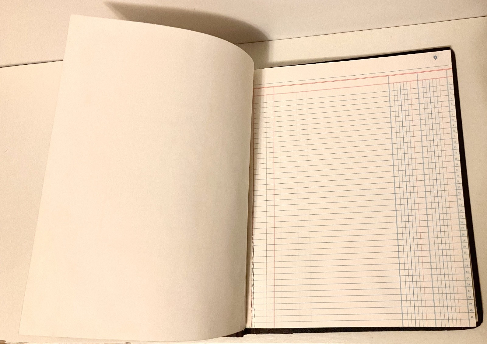 Vintage Shaw’s Universal Blank Ledger 10″ x 12″ No. S 98