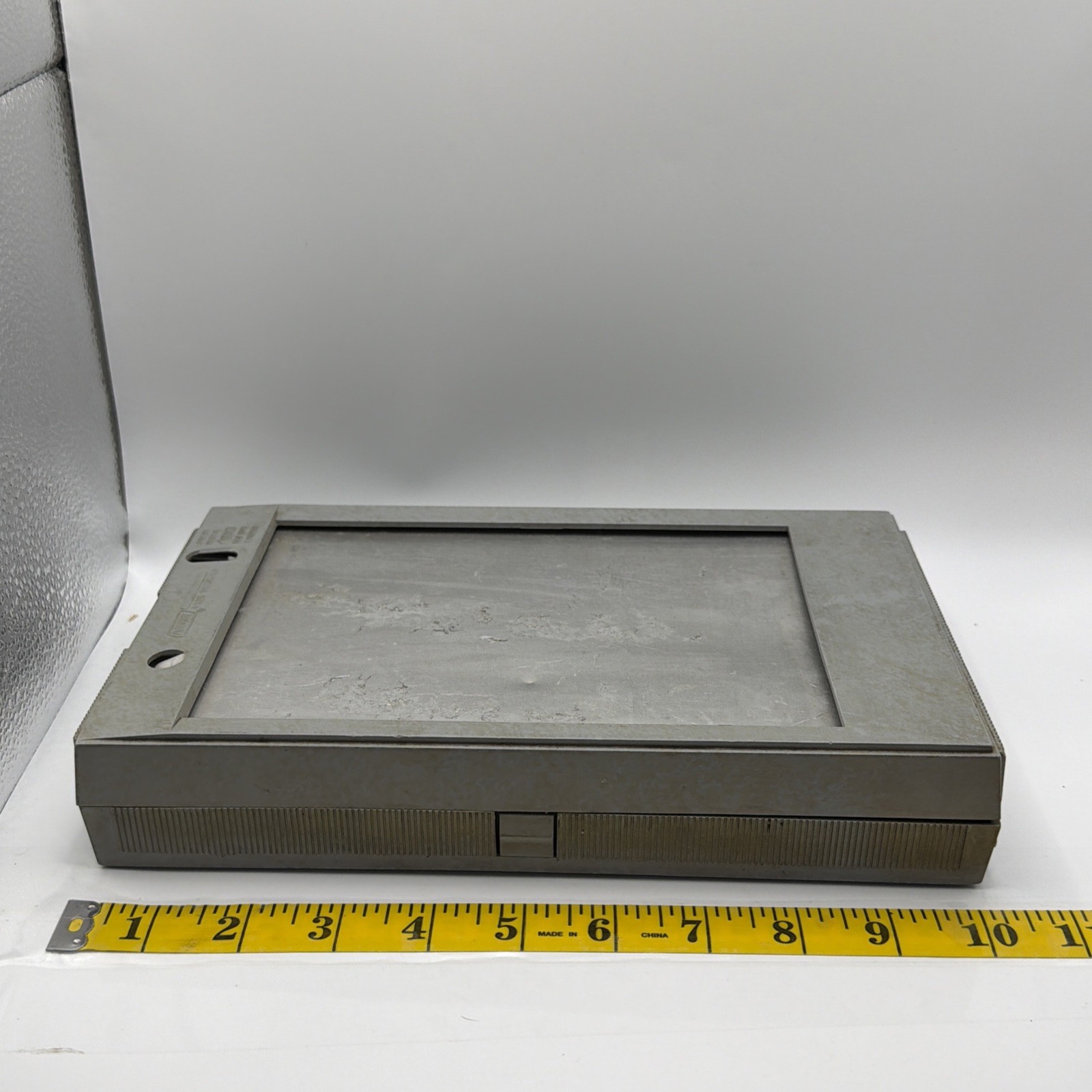 Vintage Nebs Portable Register #925 Gray Has Wear & Tear But Still Works