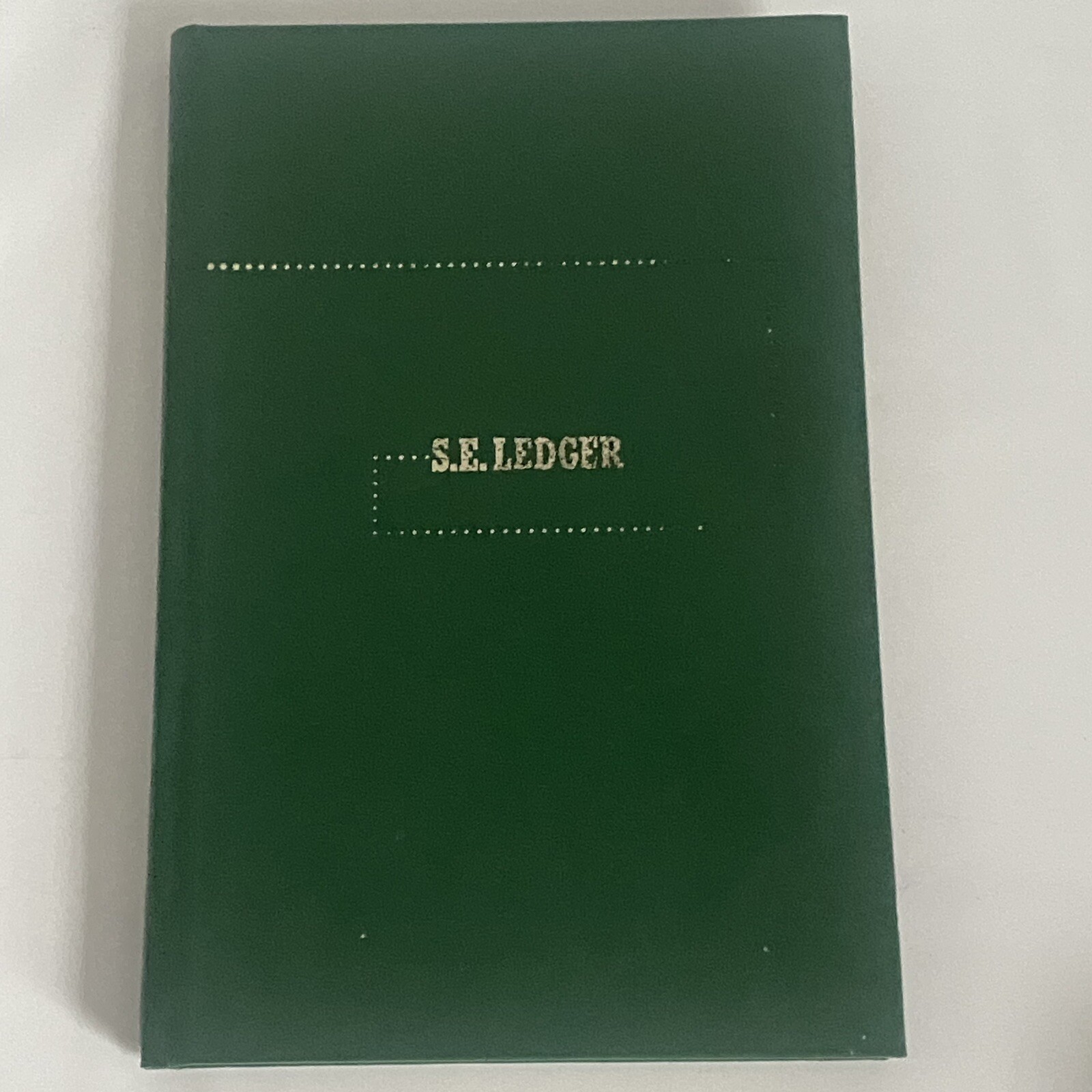 Cash Record S.E. LEDGER BOOK! NATIONAL BLANK BOOK CO. Eagle Line Vintage READ