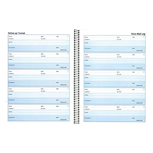 Rediform Follow-Up Voice Mail Log, 10.625″ x 8″, 500 Messages (51114)