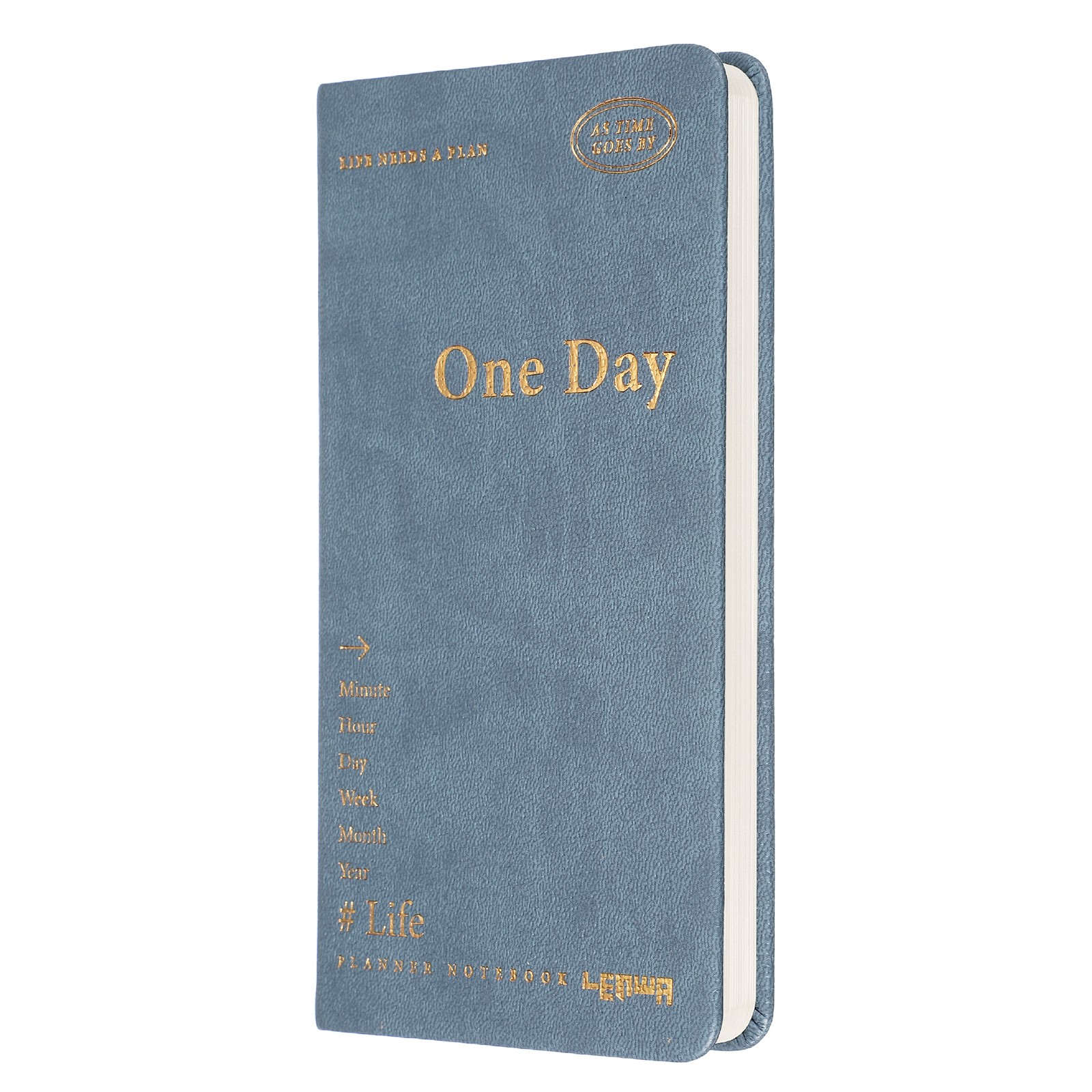 Daily Planner Notebook, 7 x 3.8″ to Do Notebook, Blue