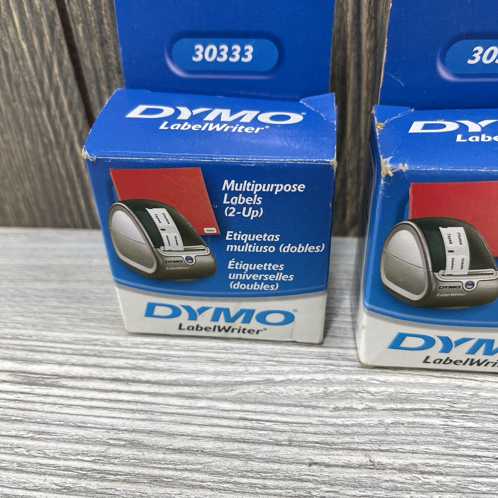 DYMO LabelWriter Multipurpose Labels 1/2 x 1 White 1000 Labels/Roll 30333 Lot 3