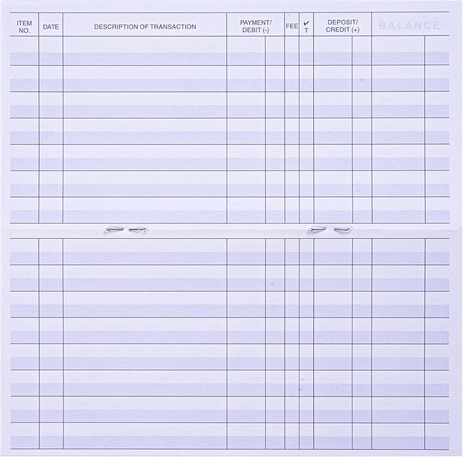 24 PCS Check Registers for Personal Checkbook, Easy to Read Checkbook Register