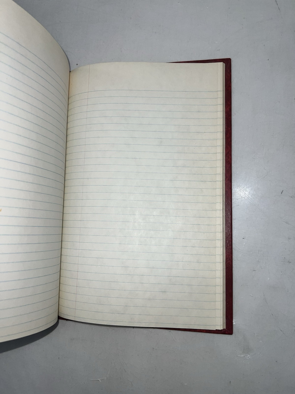 Vintage Record Book of Lined Pages Original Account Ledger Vernon 160 Pages READ