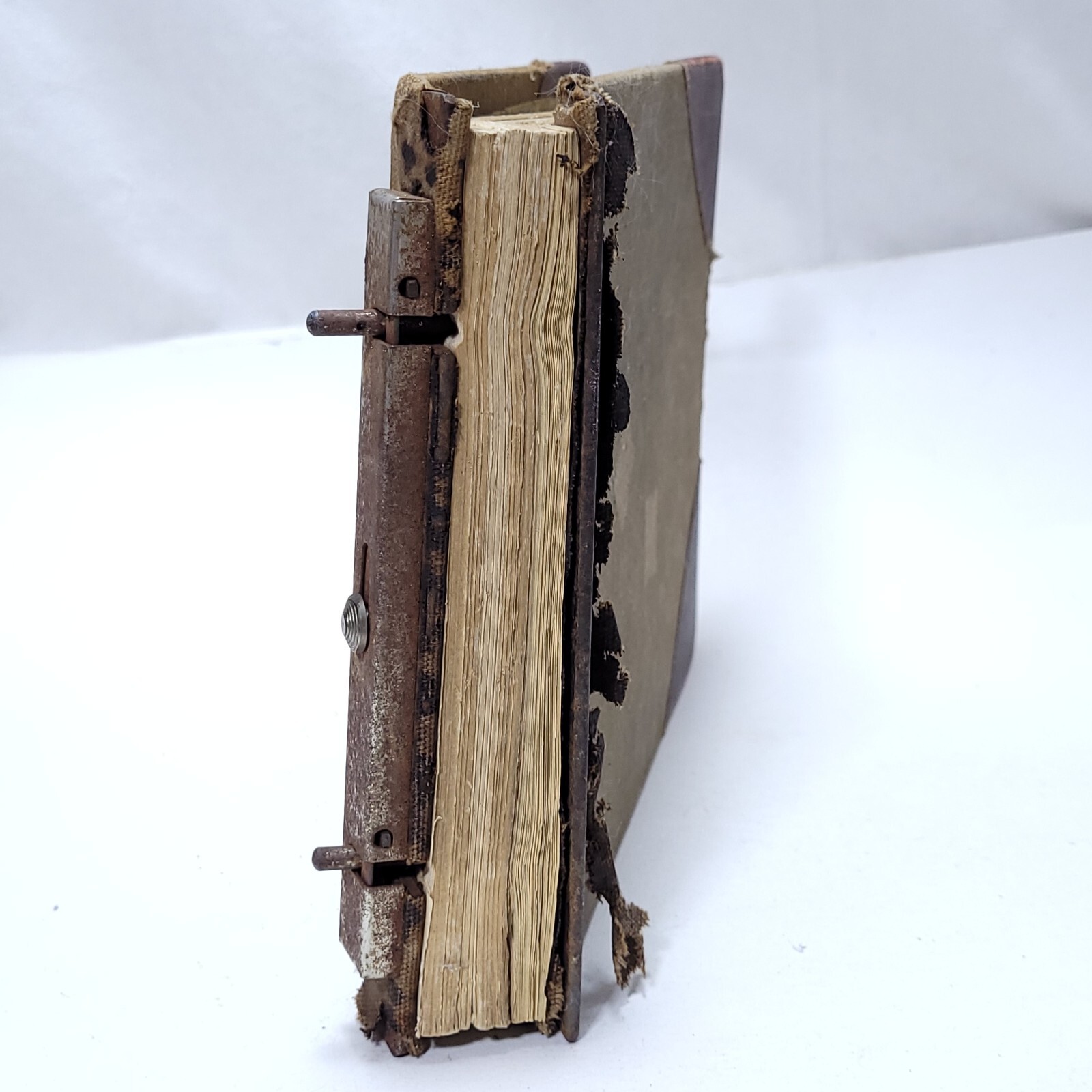 RARE Antique 1920s Loose Leaf San Antonio Universal Perfection Ledger Binder