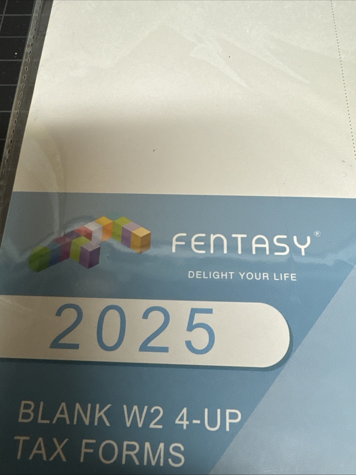 Fentasy 2025 Blank W2 4-Up Tax Forms 100 Sets