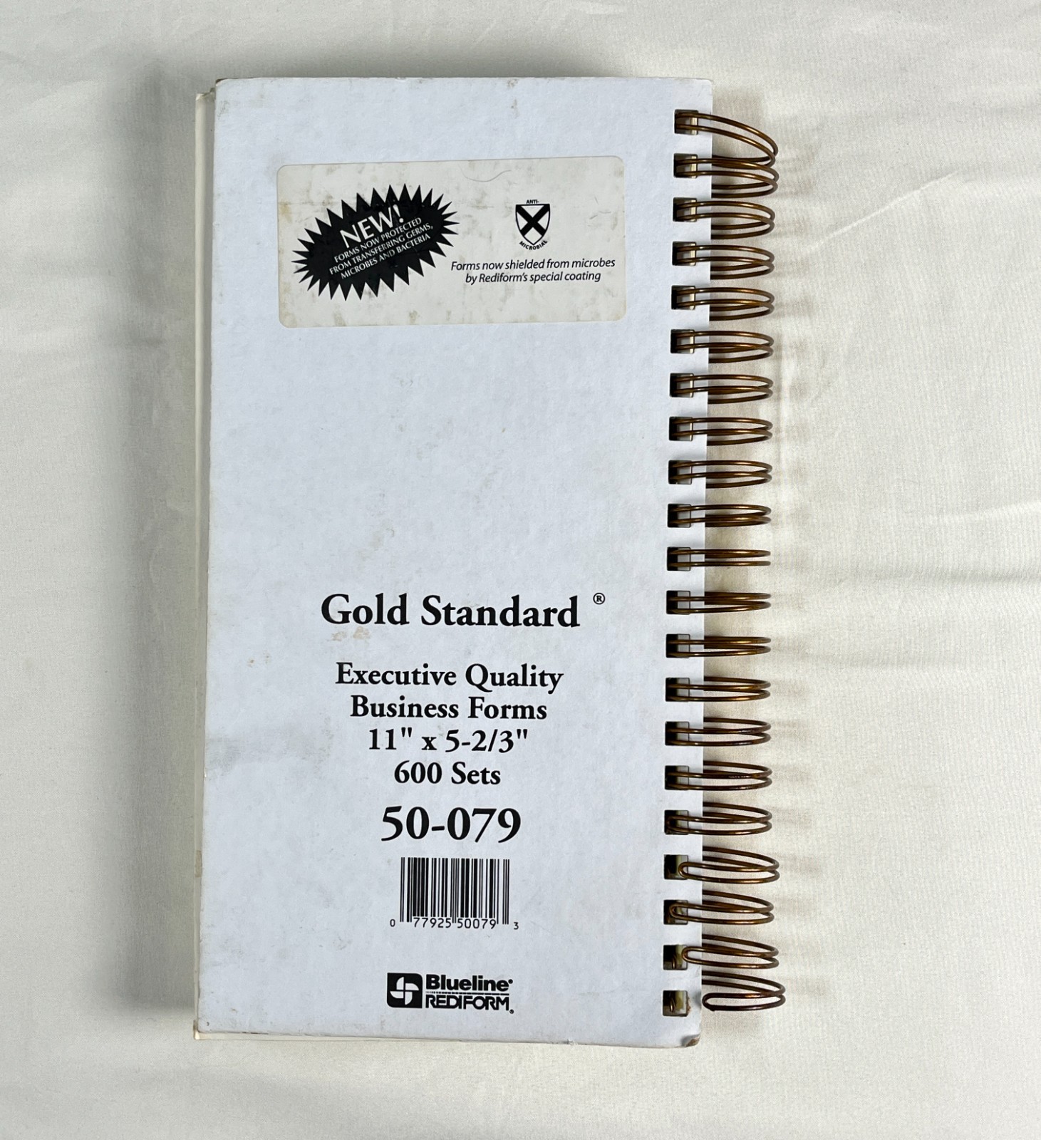 Vintage Rediform Gold Standard TELEPHONE MESSAGE BOOK – Spiral Wire Bound