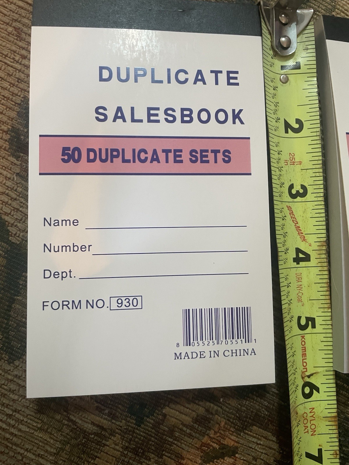 10 Pack 3.5″ x 5.5″Sales Order Forms Carbonless Duplicate Receipt Book*USA SELL
