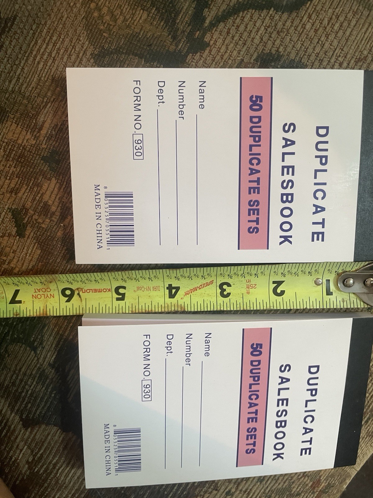 10 Pack 3.5″ x 5.5″Sales Order Forms Carbonless Duplicate Receipt Book*USA SELL