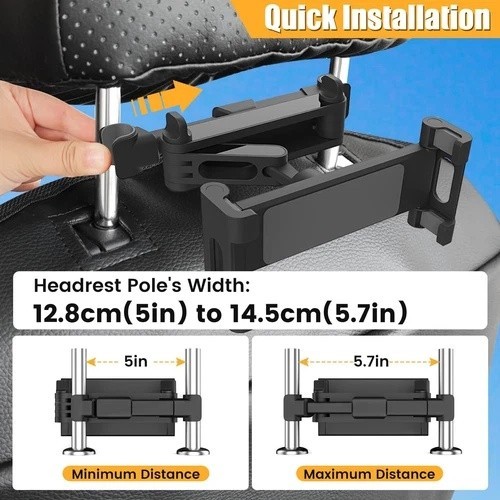 Tablet iPad Holder for Car Mount Backseat Headrest Car Tablet Holder Back Seat