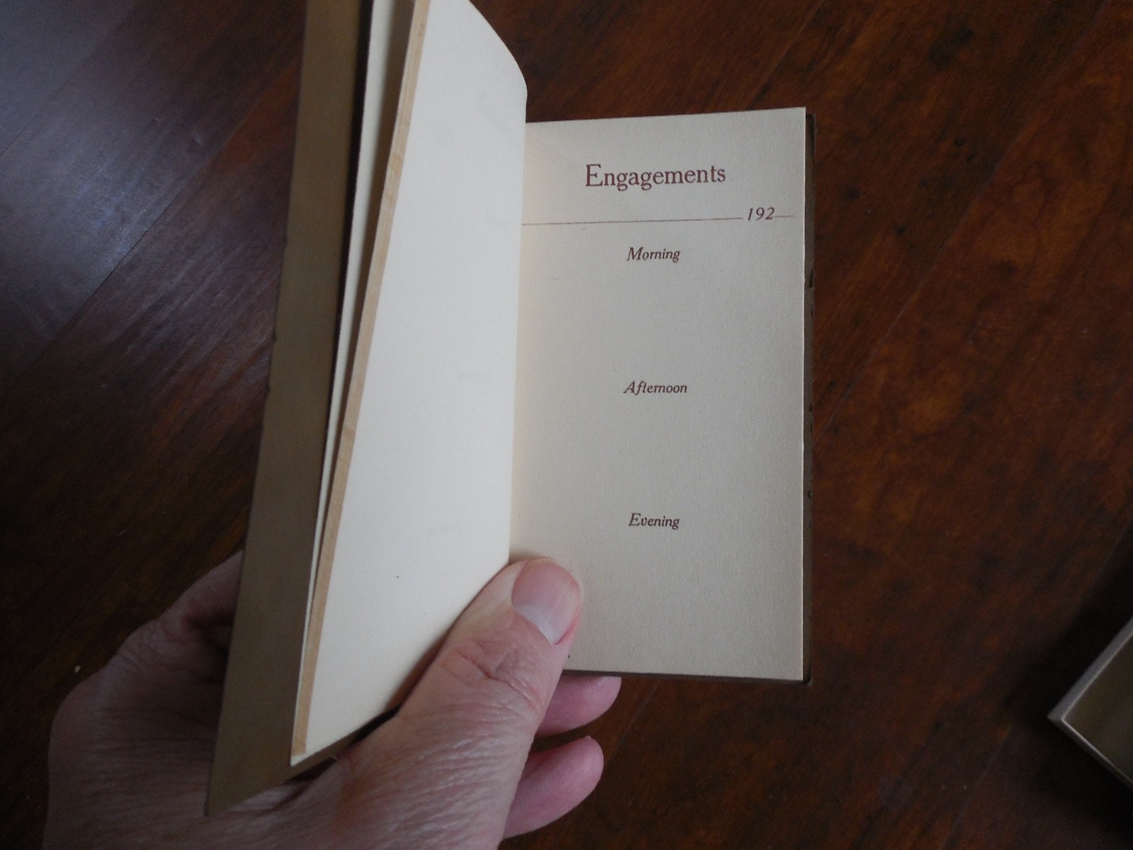 Vintage 1920’s James Memory Joggers TELEPHONE MESSAGE BOOK & ENGAGEMENT BOOK