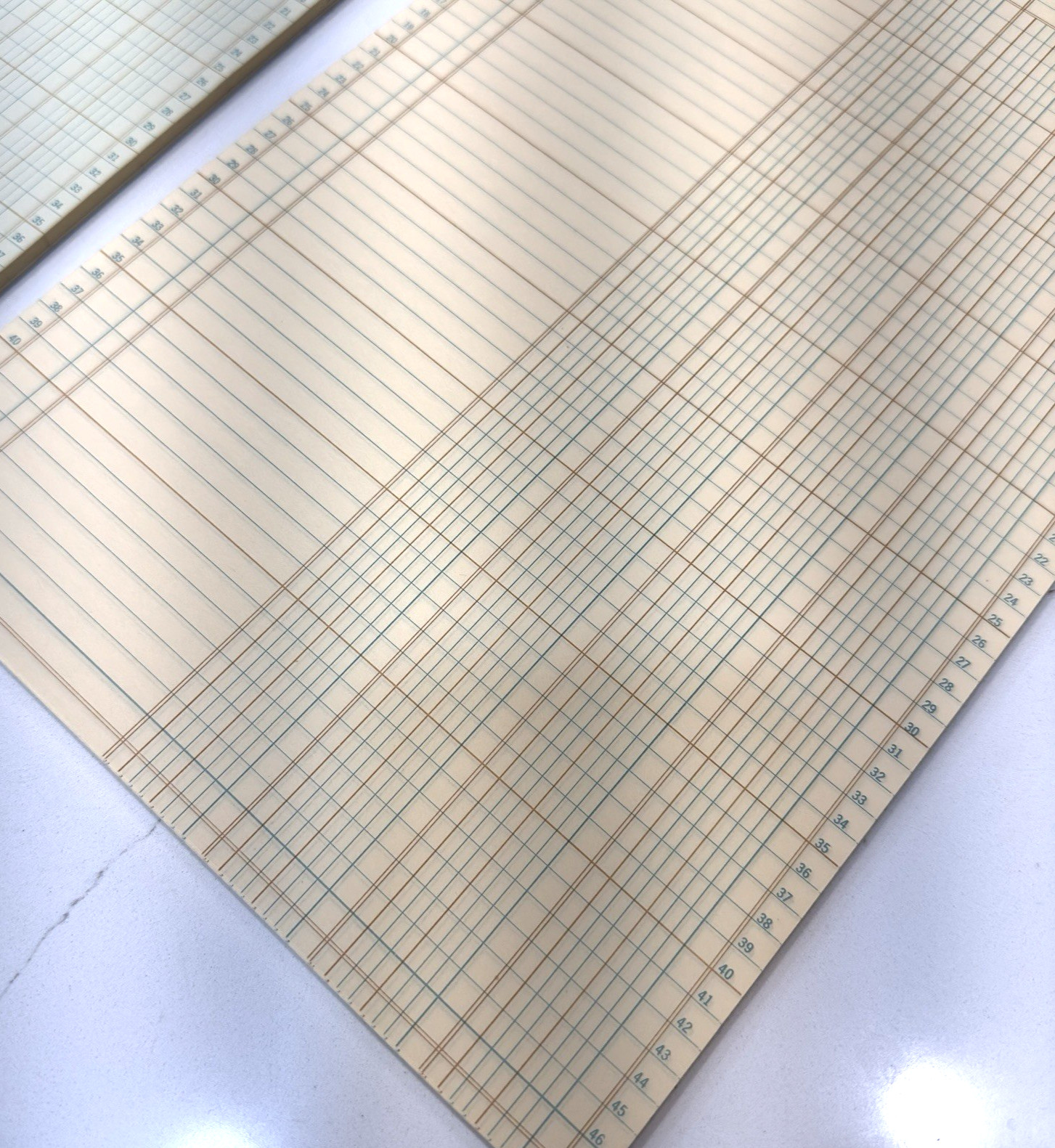 2 Vintage Boorum & Pease Accounting Columnar Pads 4 & 8 Columns_4904 & 8908A