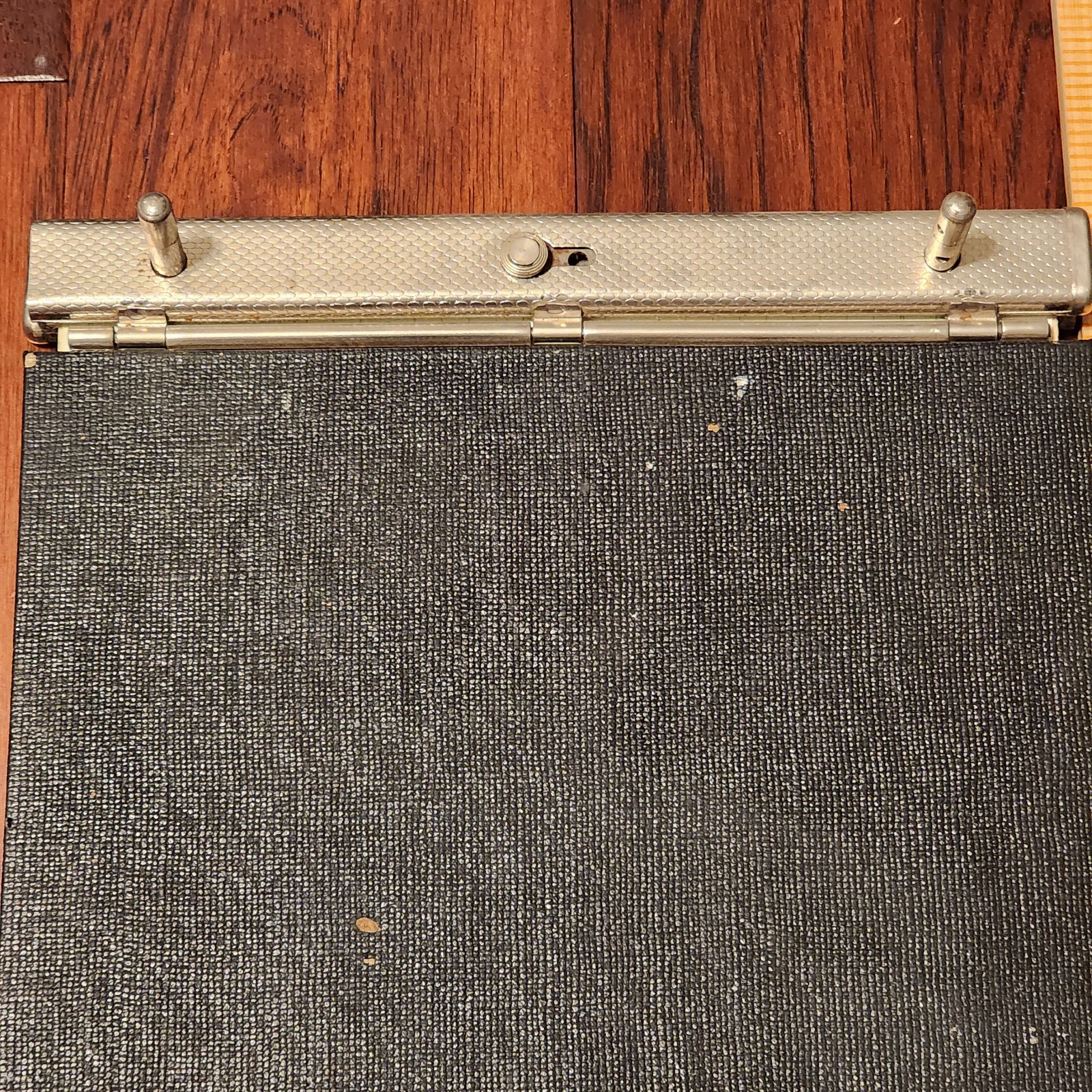 Vintage General Chicago R41-40 Vinyl Guarded Post Binder Ledger Metal Locking Hi