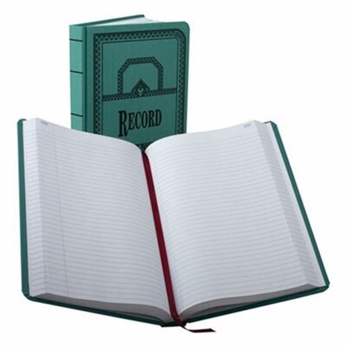 BOR66500R Record/Account Book, Record Rule, Blue, 500 Pages, 12 1/8 x 7 5/8