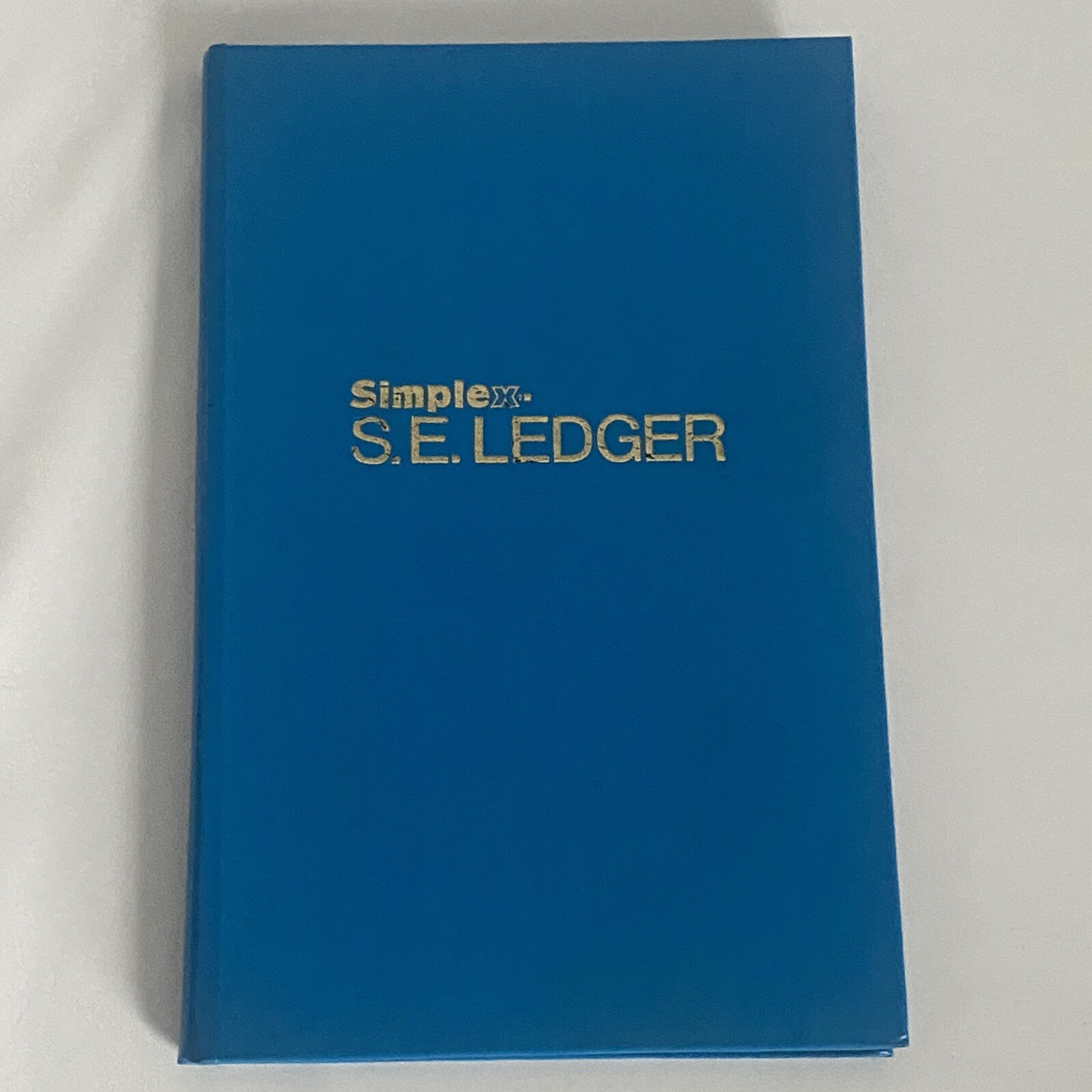 SimpleX Account Book Cash Record S.E. LEDGER BOOK NATIONAL BLANK BOOK CO. VTG