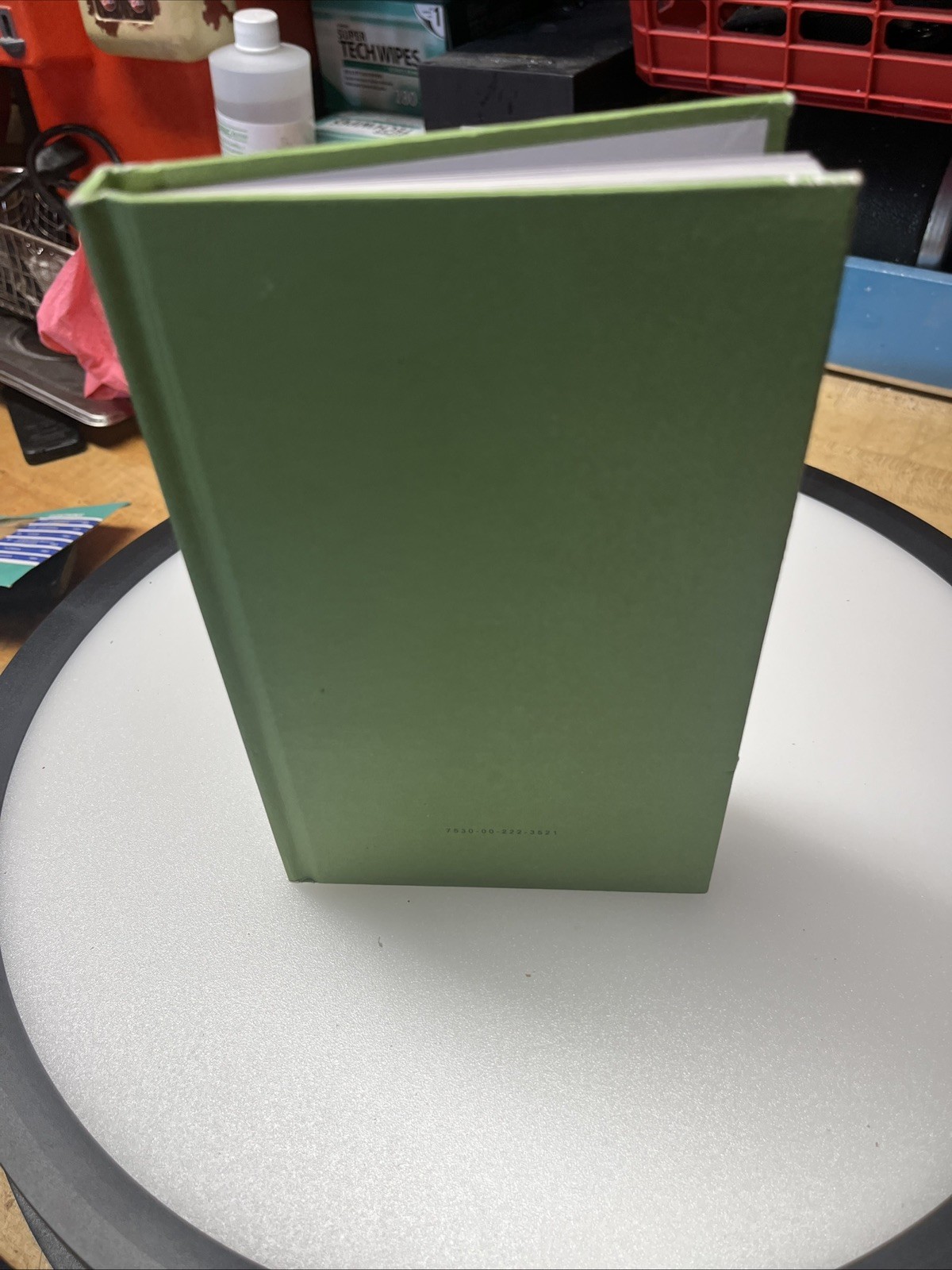 UNITED BOOK PRESS 7530-00-222-3521 Military Log/Record Book,192 Sheets 361YL5