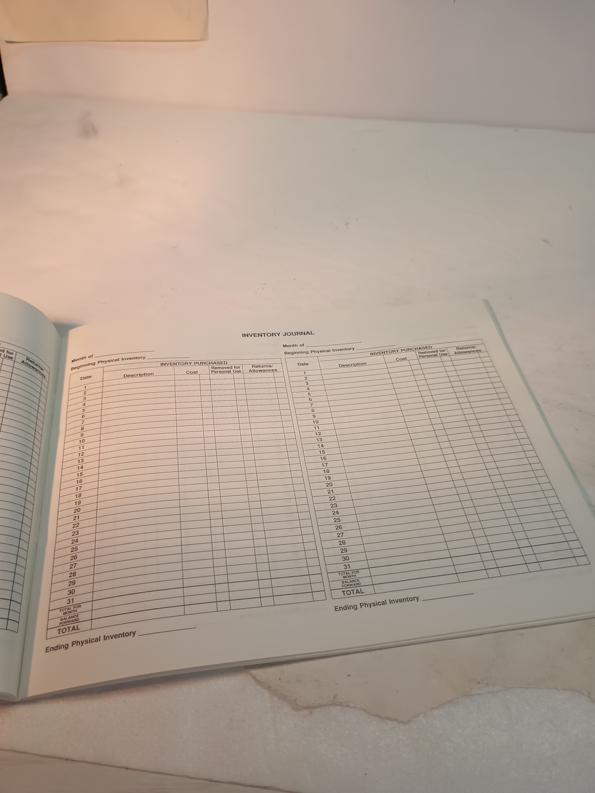 (1) PO New Vintage Business Tax Record Book H & R Block 2000 Dam From Storage.