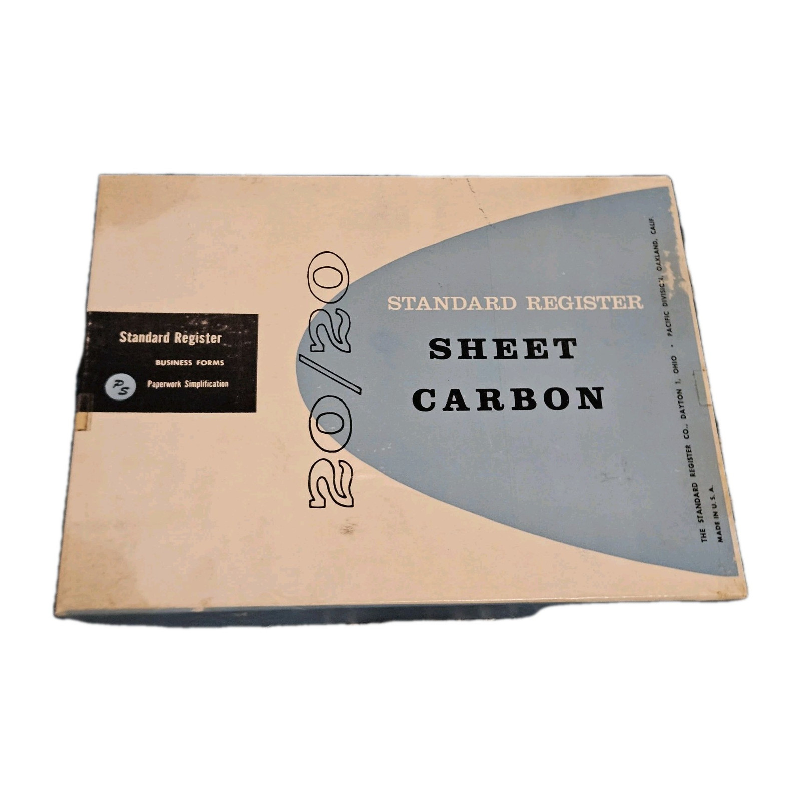 Standard Register 20/20 Sheet Carbon Business Forms in Orig. Box (100 Forms)