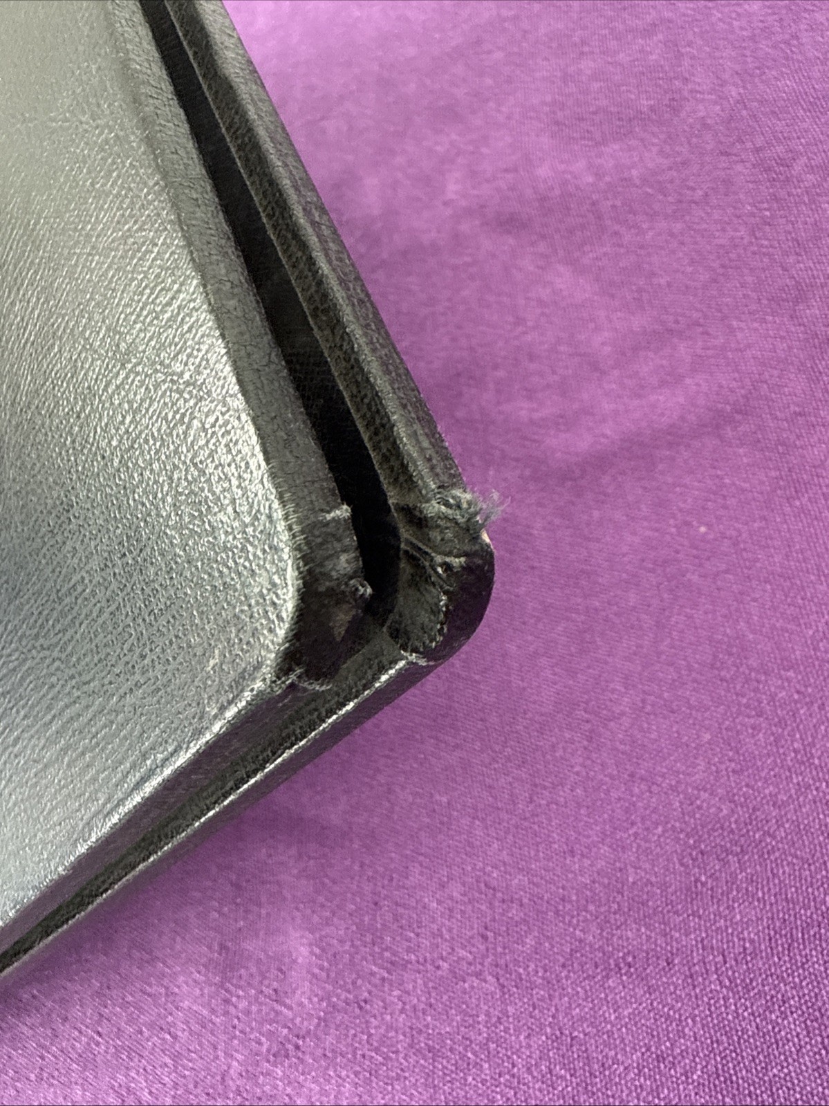 National Brand 2 Post Ledger Book Binder 94-599 Black Notebook USA