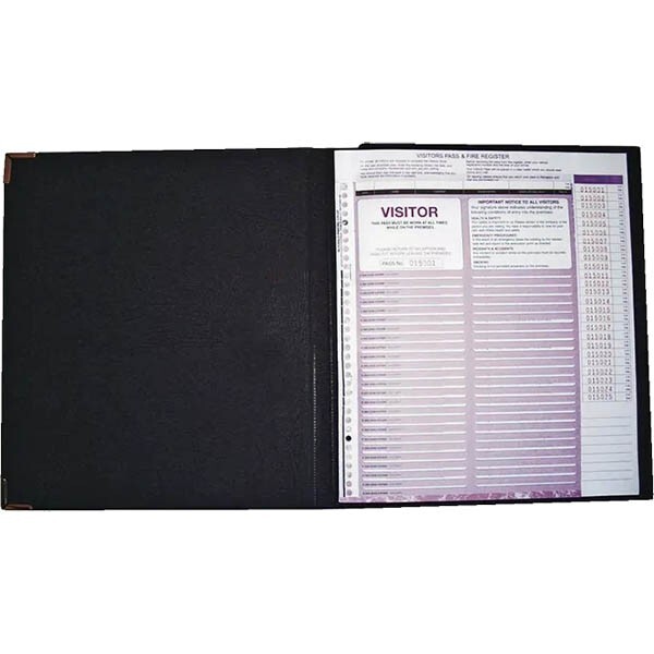 Zions Systems Corporate Security And Fire Visitor Pass 250 Slips Premium Quality