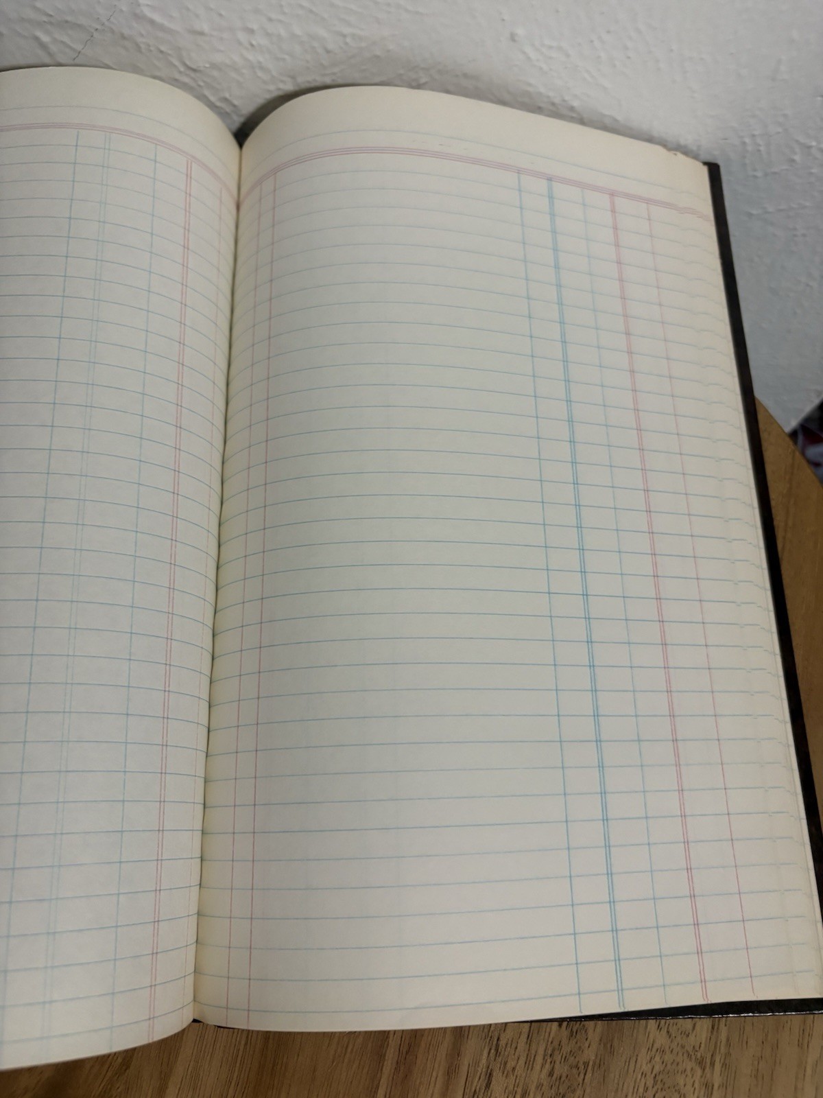 Vintage Cash Journal Ledger Unused Accounting Book