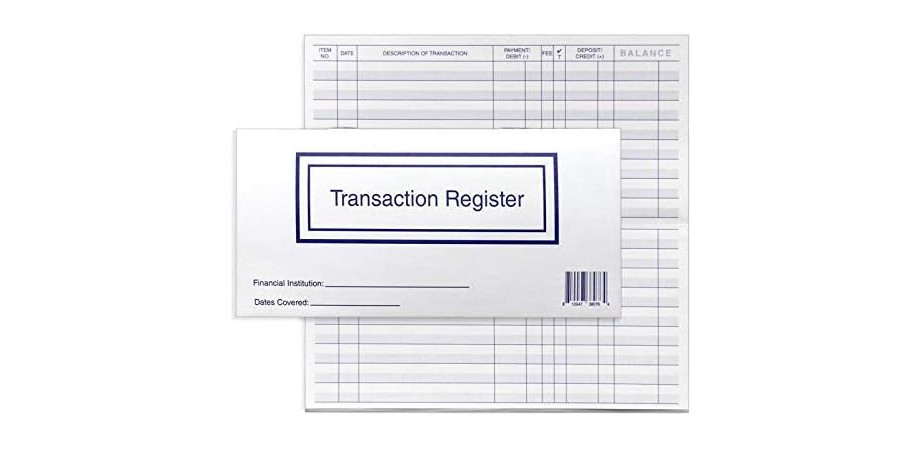 Checkbook Registers for Personal Checkbook, Transactions Ledgers, Pack of 10,…
