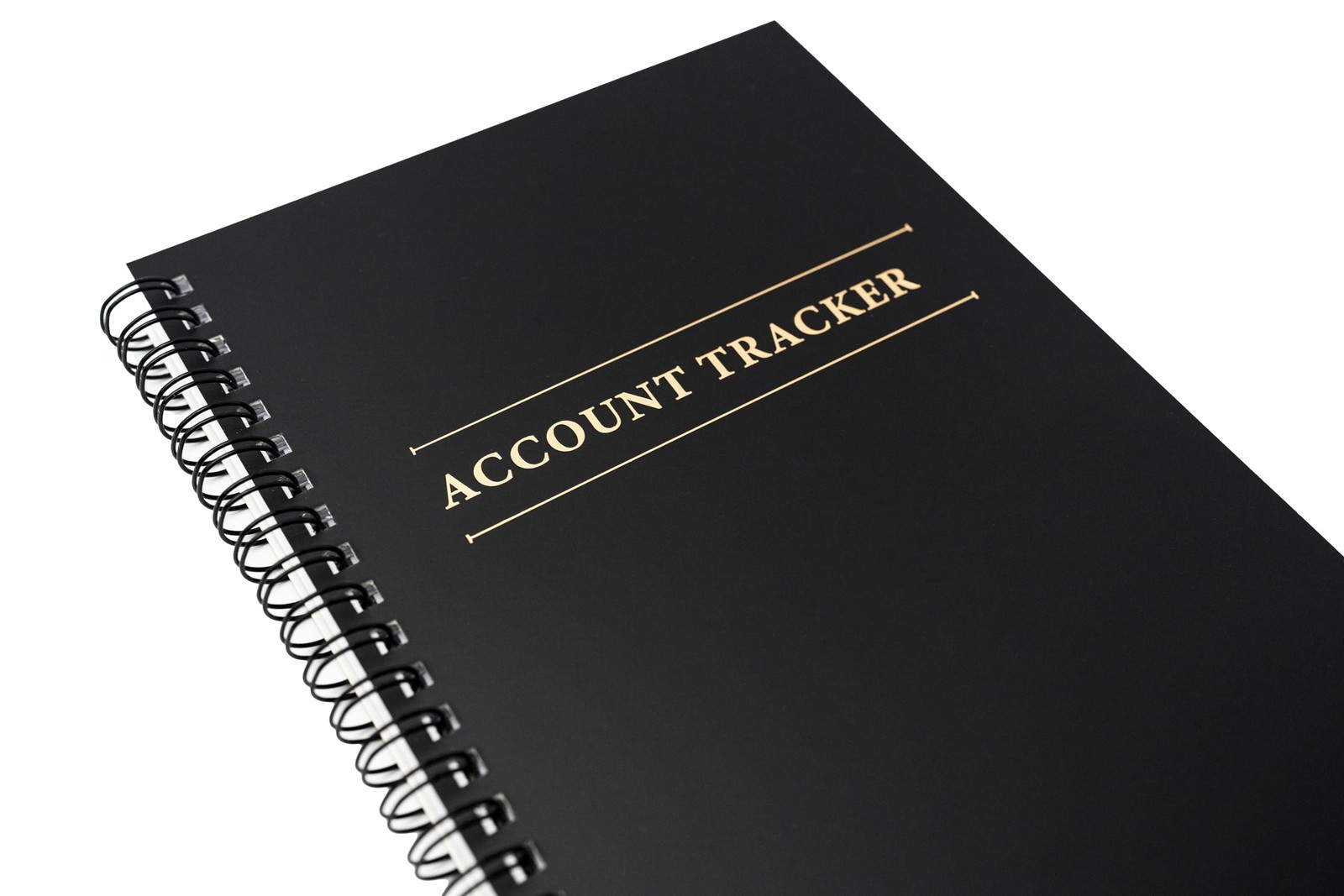 2 Pack Expense Tracker Ledger Book- Finance Black – 2 Pack, – 2