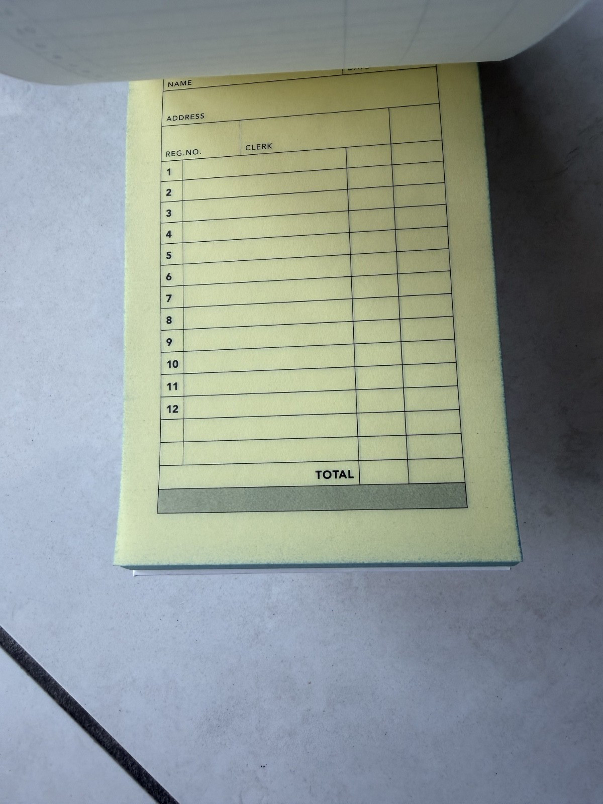 LOT of 11 Carbonless 2-Part Sales Order Form Sm. Receipt Books 3.35″ x 5.5″ NEW