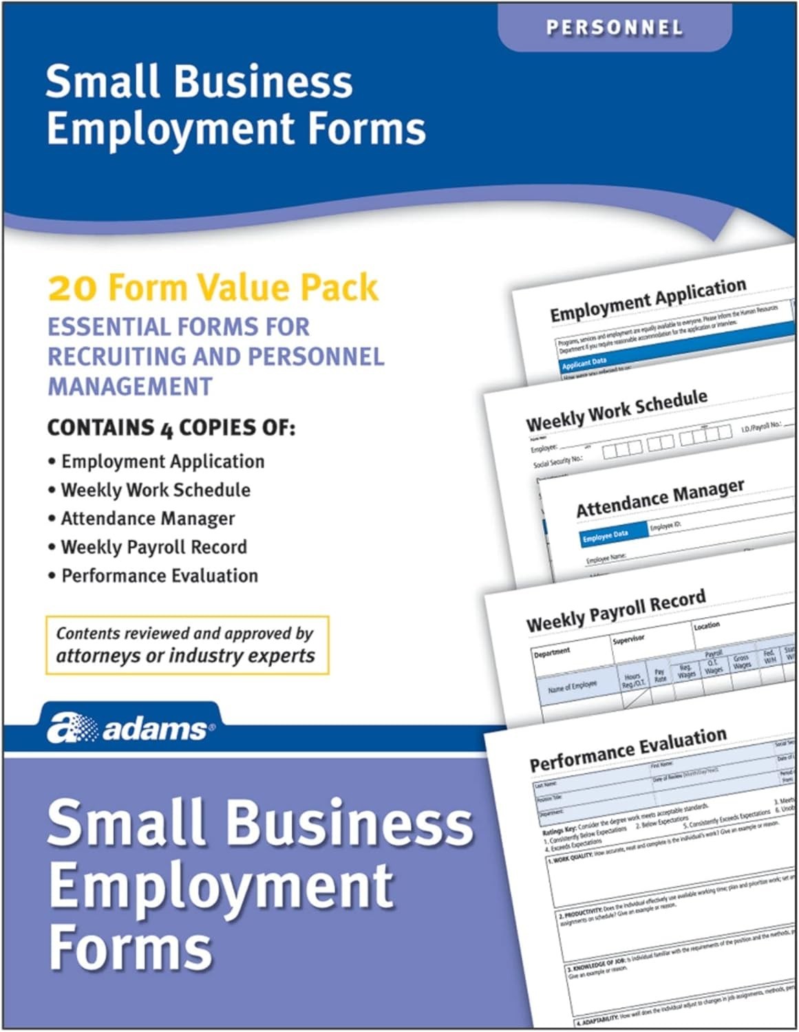 Professionally Reviewed Small Business Employment Templates – 5 Forms Included