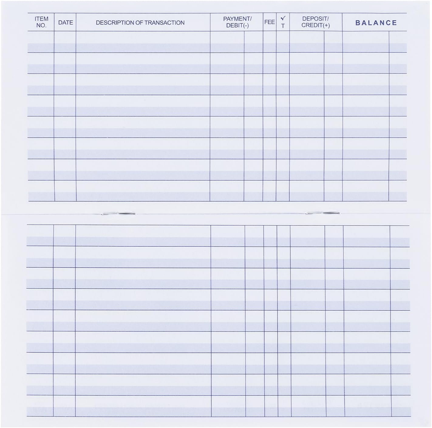 20 Pack Checkbook Register Check Registers for Personal Blank Ledger Transaction