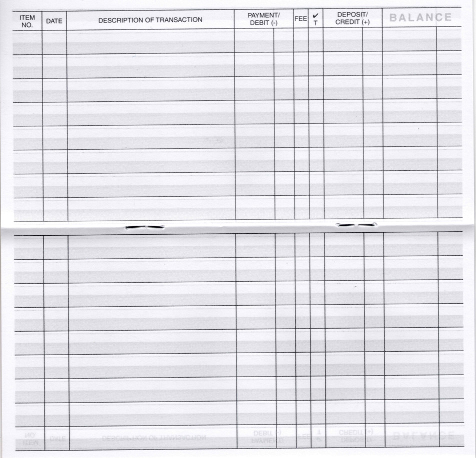 16 Pack Checkbook Transaction Register Ledger 26-27-28 Calendars Check Book Bank