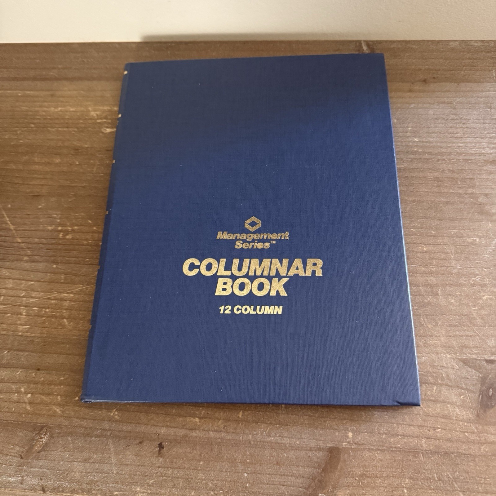 Vintage Mead Columnar Book 4/6/12 Column 80 Pgs Blue Hard Cover Never Used 1986