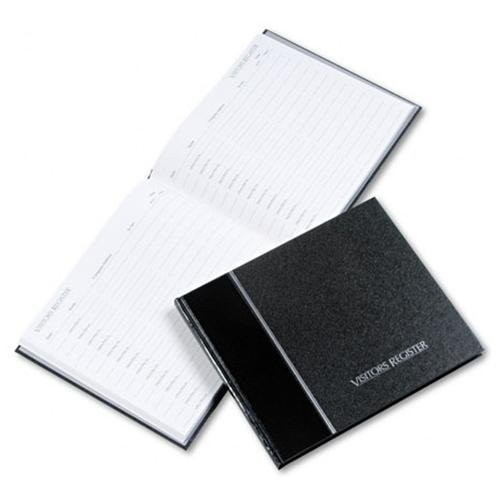 Rediform 57802 Visitor Register Book 128 Sheets Black