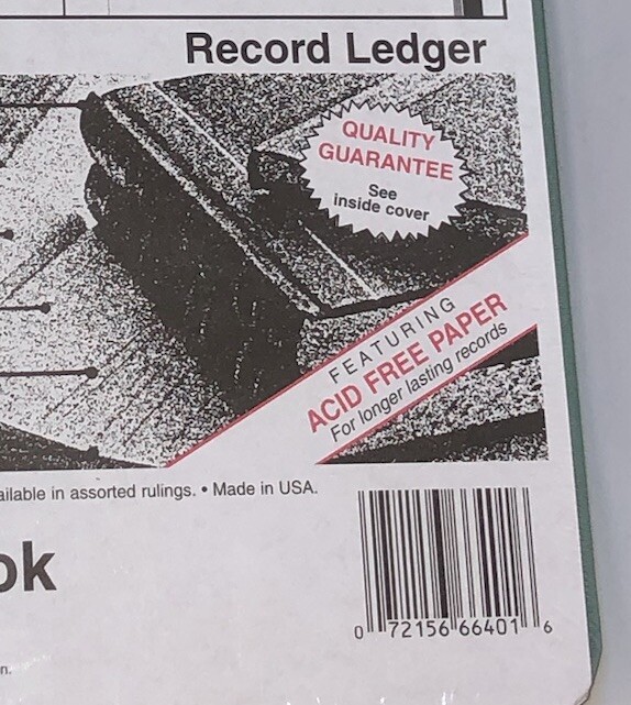 Boorum & Pease Record/Account Book Journal Rule Blue 150 Pages 12 1/8 x 7 5/8