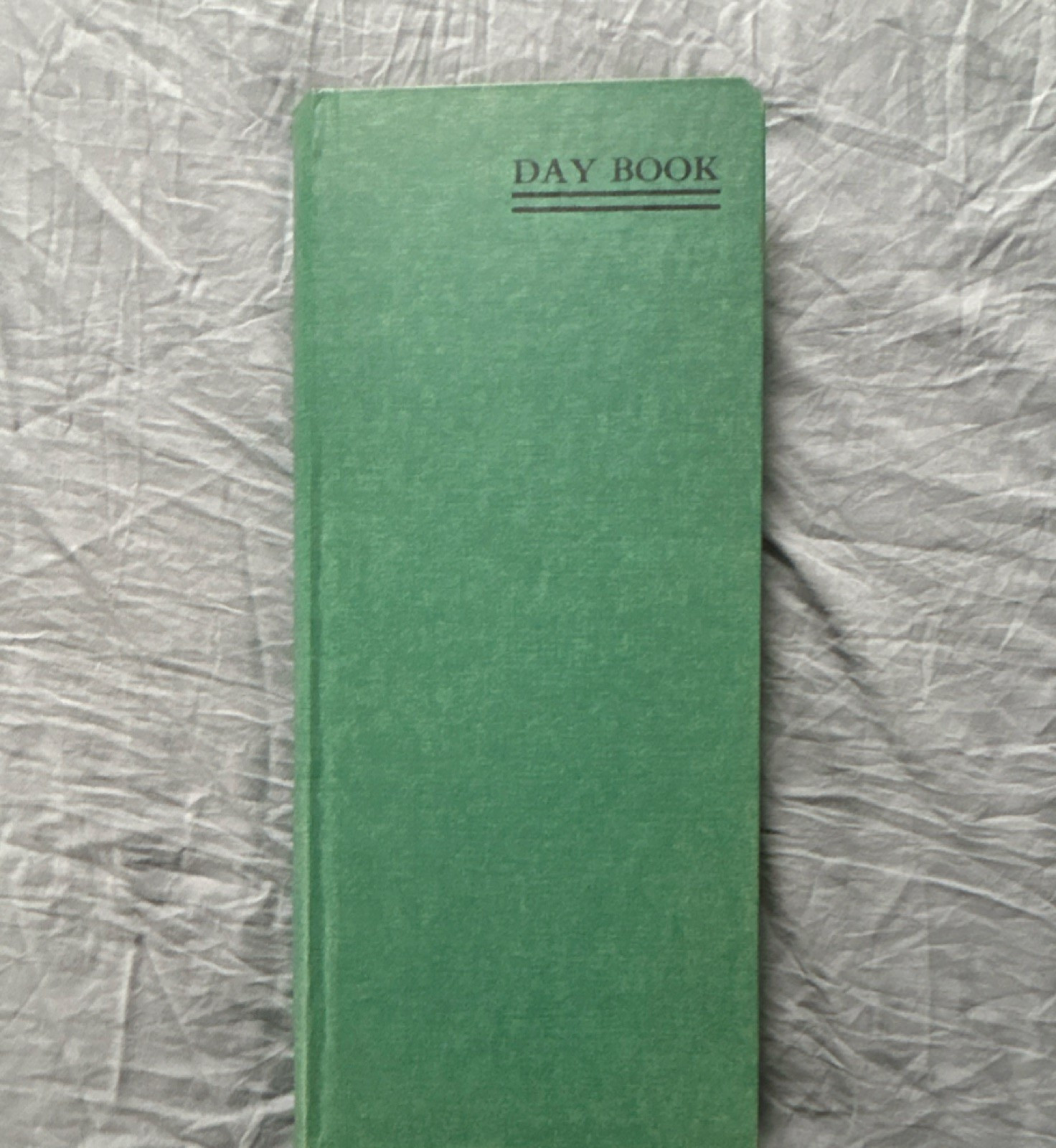 National Day Book Green Ledger Account Book for Record Keeping and Ledger Book