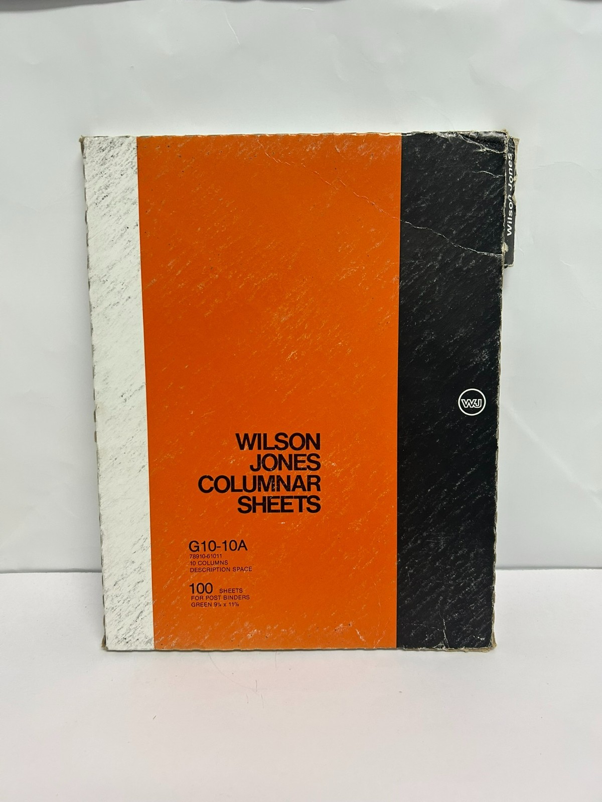 Wilson Jones G10-10A Columnar 26 Sheets 9 1/4 x11 7/8 Accounting Ledger Binder