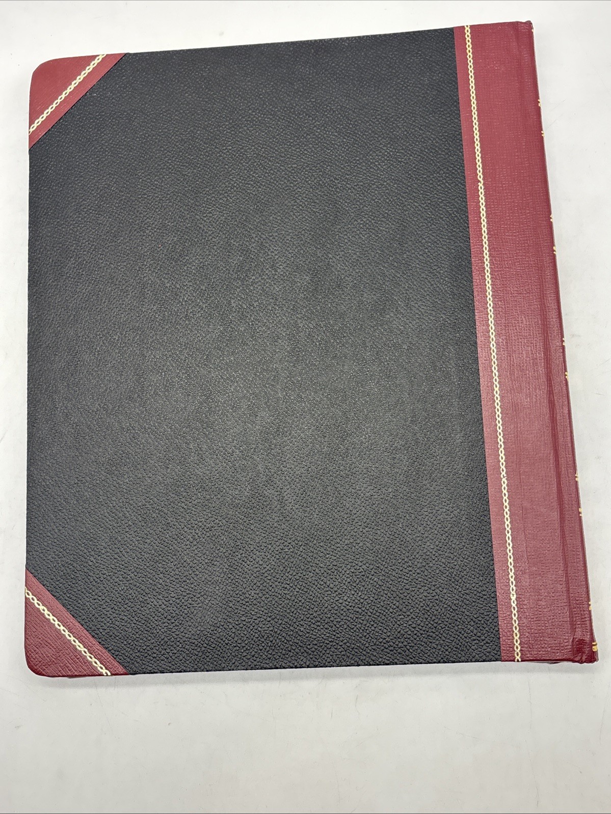 VTG Boorum Columnar Accounting Book 12 Column Black Cover 80 Pages 1602 1/2