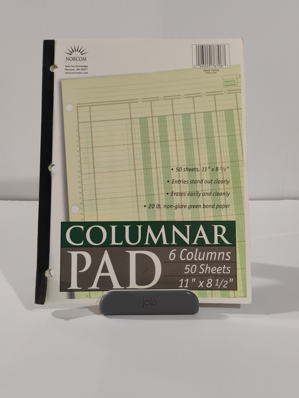 Norcom Columnar Ledger Pad 6 Columns 8.5″ x 11″ Letter Size 50 Sheets