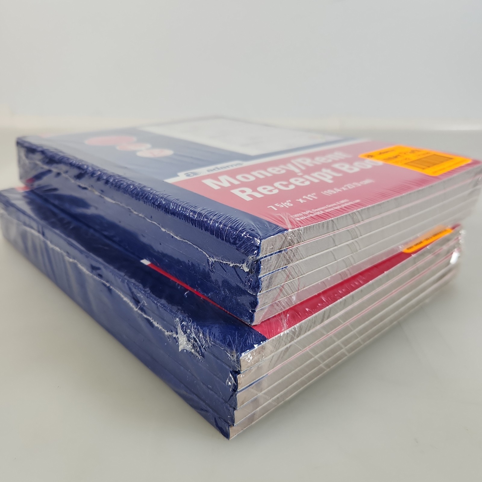 Lot 10 Adams TC1182 Money and Rent Receipt Books 3-Part Carbonless 7-5/8″x 11″