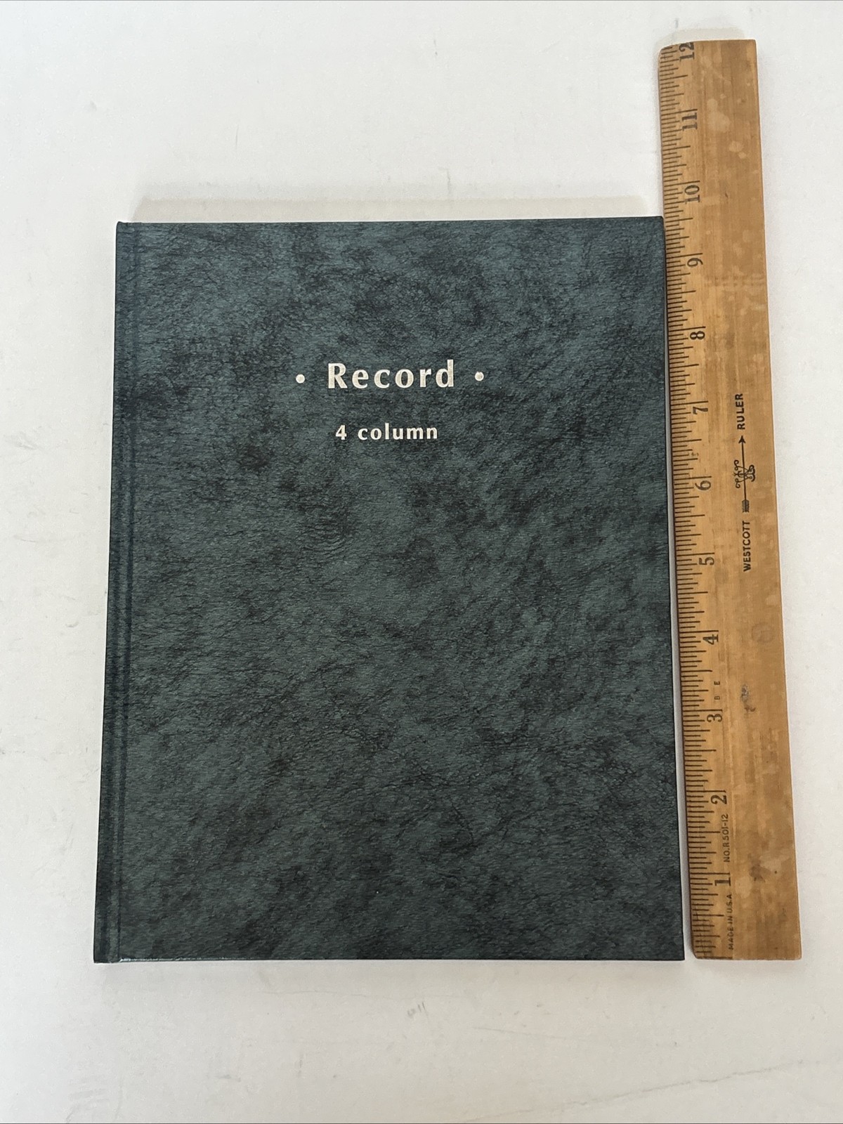 Hardcover Record Book – 4 Column