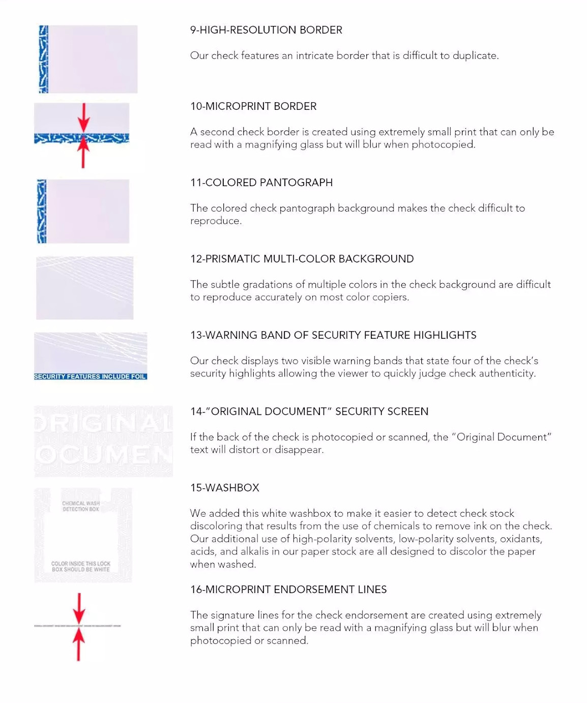 Premium High Security Check Paper with Hologram & 22 Security Features