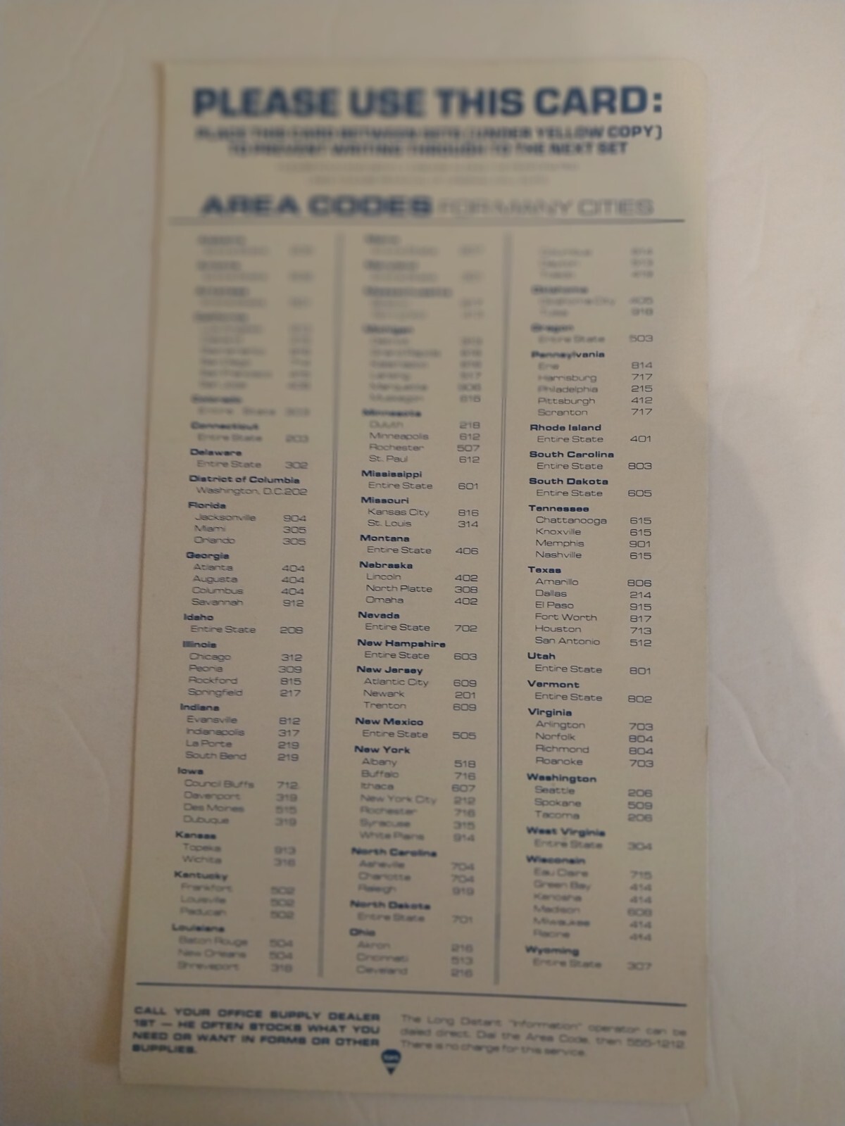 Tops service call message slips Form No. 4101 (200 slips) spiral-bound
