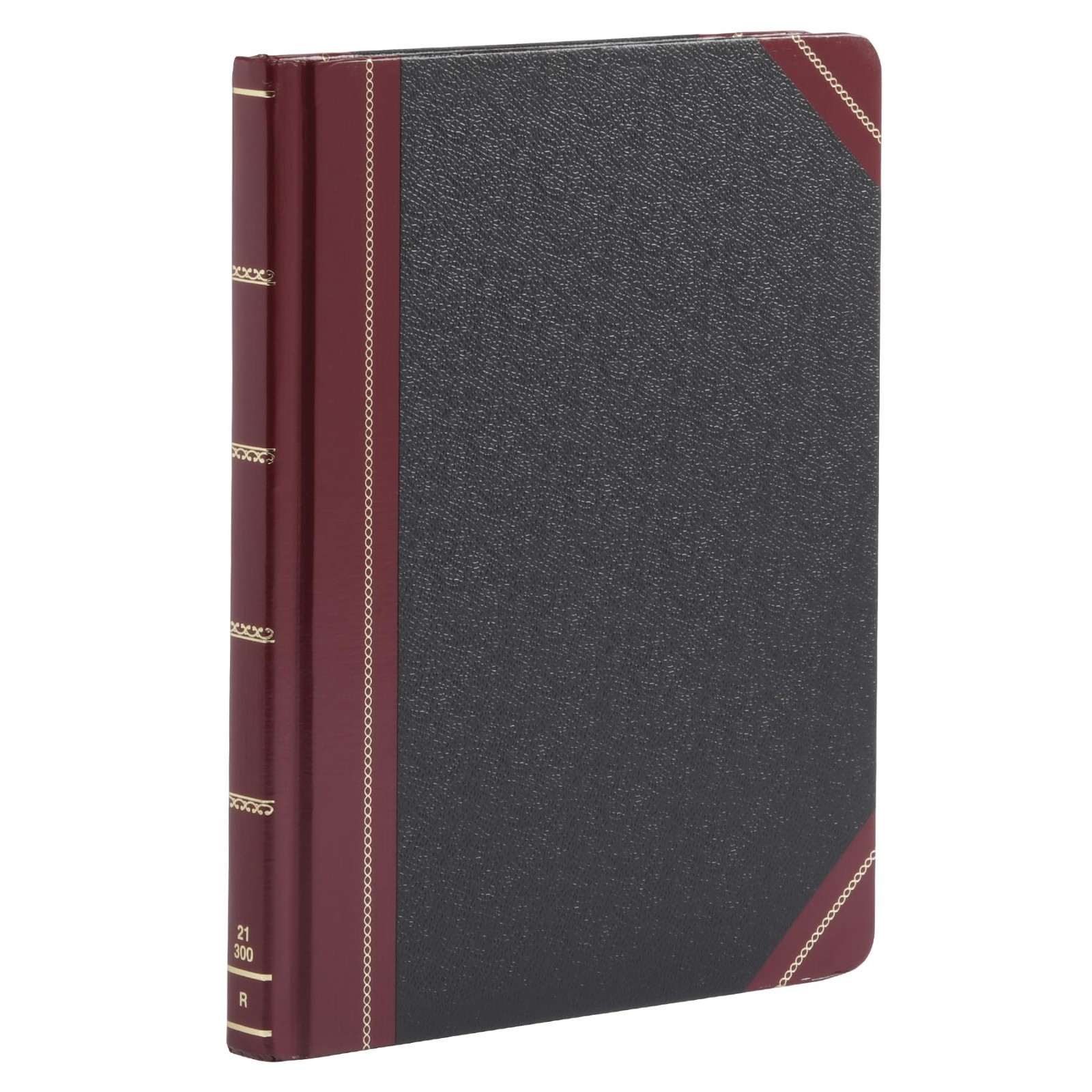 Columnar Book 300 Pages, Record Ruled Notebook, 10-3/8″ x 8-1/8″, Black Cover