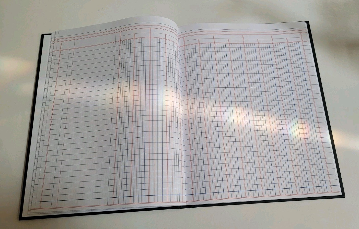 Adams Account/Ledger Book 12 Columns 7 x 9.25″ Black 80 Pages # ARB8012M