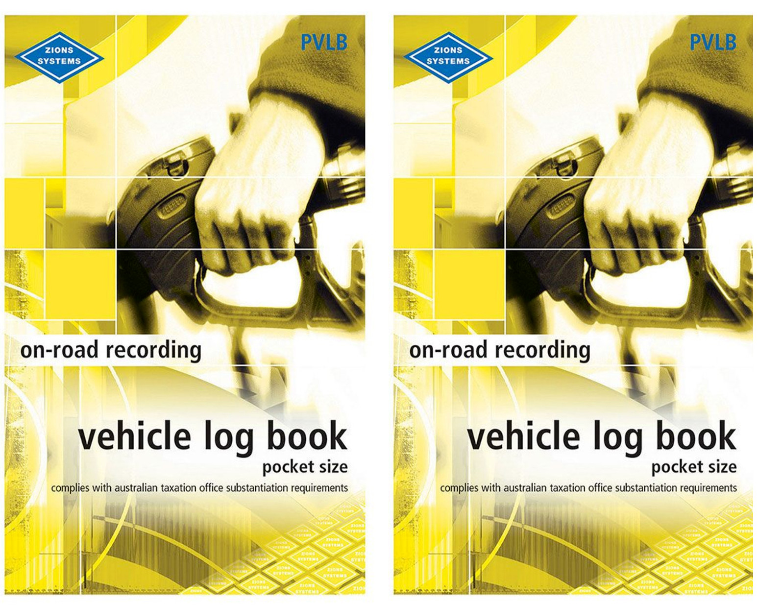 2 x Zions Vehicle Motor Car Log Record Journal Bo0k ATO Compliant 64 Page – PVLB