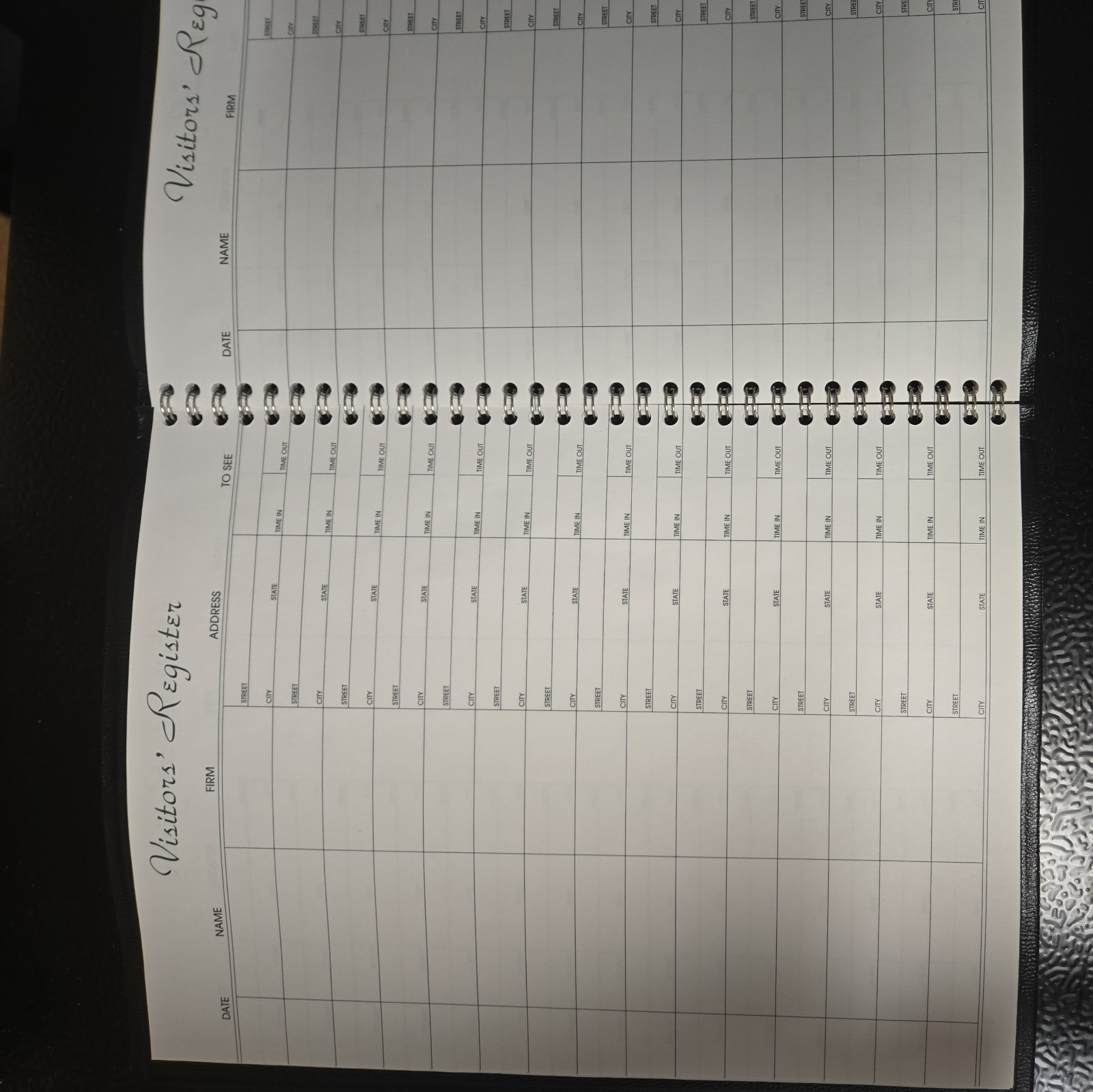 At-A-Glance 80-580, 80-580-05 Visitor Register, 8-3/8 x 10-7/8″