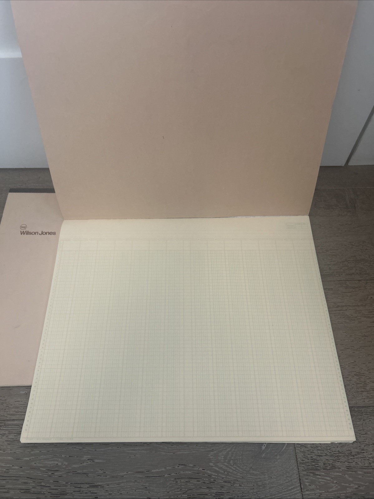 2 NOS Wilson Jones Columnar Ruled Pad B7114- 14 Columns Accounting Ledger