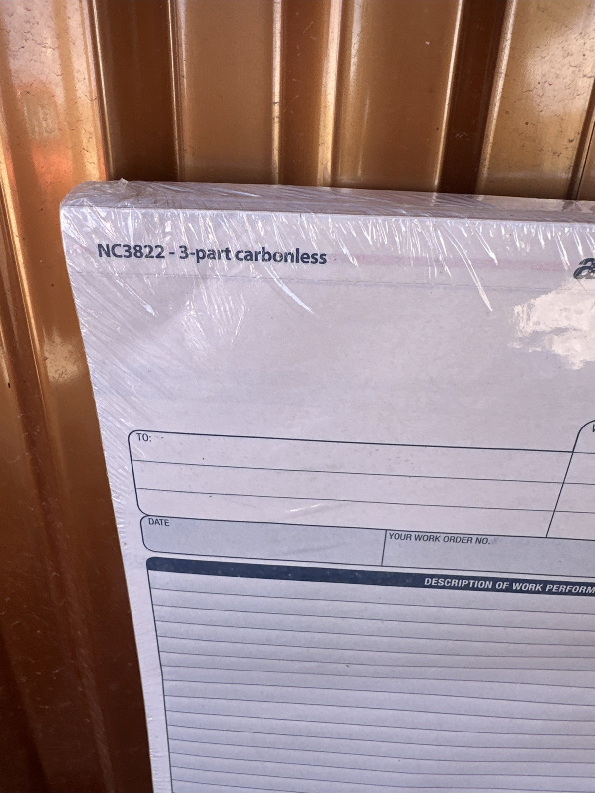 Adams 3-Part Carbonless Contractors Invoice Forms 8.5″W x 11.44″L 100/Pack (ABF