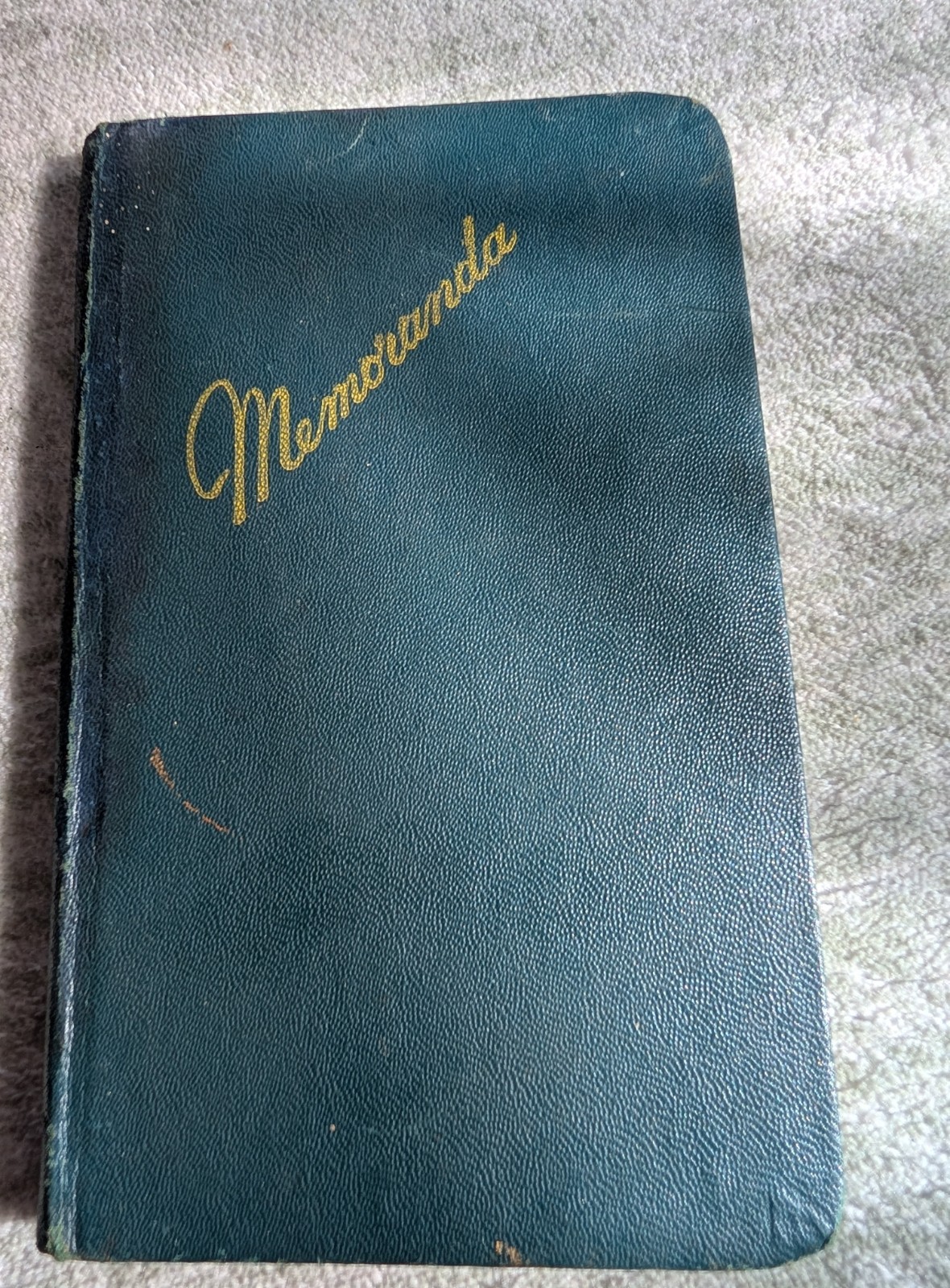 Vintage Memoranda Notebook – Federal Supply Service (FSS)